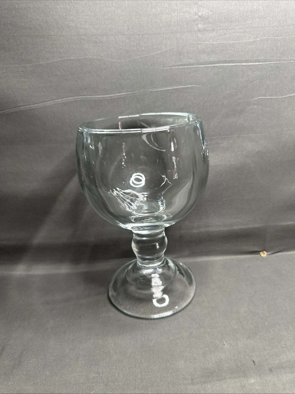 Vintage Heavy Bar Clear Glass Cocktail Goblet Barware (3 lbs.) See Description